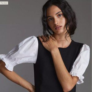 Anthropologie Layered Ruffle Top - Size M